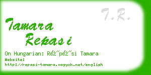 tamara repasi business card